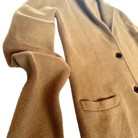 J.Crew Tan Knit Modern Blazer Button Up Jacket - Picture 2 of 4